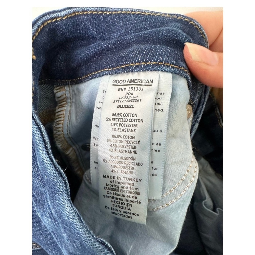 Good American Size 6-12 Always Fits Skinny Jeans